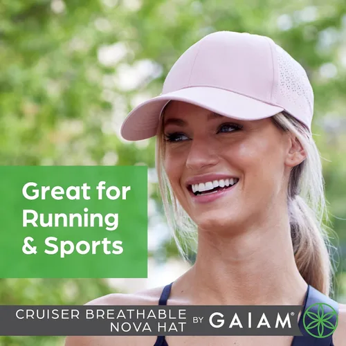 Miniatura 2 de Gaiam - Gorra transpirable para mujer, visera preformada, tamaño ajustable para correr