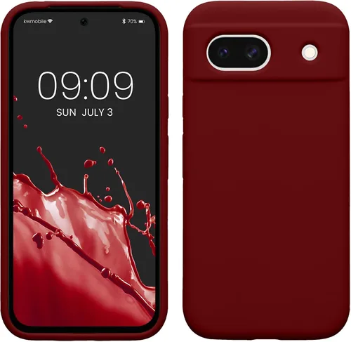Miniatura 280 de kwmobile Funda Compatible con Google Pixel 6 Pro - Funda de Teléfono de Silicona TPU con Acabado Suave - Azul Caribe