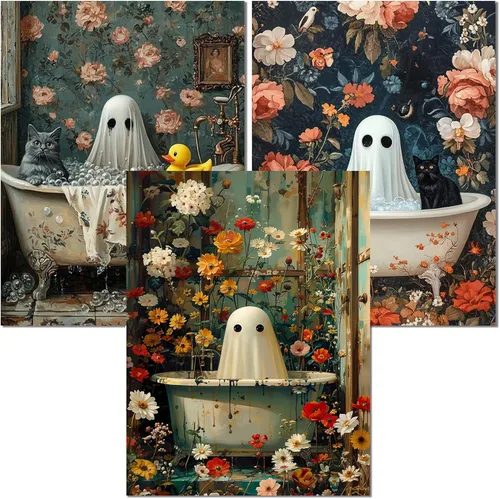 Miniatura 8 de Meothan Paquete de 6 Kits de Pintura de Diamantes Paisaje Lunar Kits de Arte de Diamantes para Adultos Principiantes, Pintura de Taladro Redondo