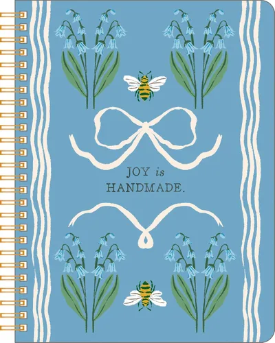 Miniatura 25 de Compendium Cuaderno de espiral – Good Things Start Here — Un cuaderno de diseño en espiral con 192 páginas rayadas, rayas universitarias, 7.0 Good