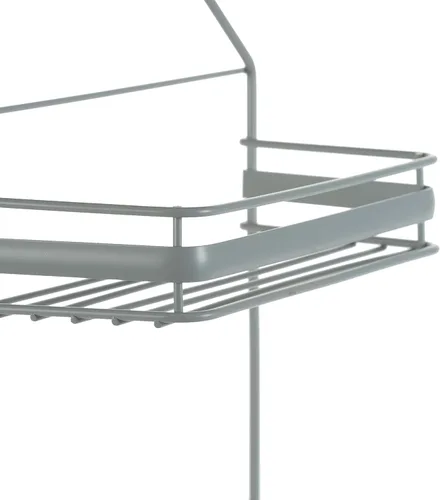 Miniatura 6 de Bath Bliss Regency - Organizador de ducha colgante Almacenamiento y organización de baño Colgante de cabezal de ducha 2 cestas y ganchos