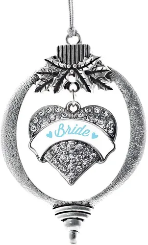 Miniatura 140 de Inspired Silver - Adorno con dije de hermana gemela - Adornos navideños de plata con circonitas cúbicas