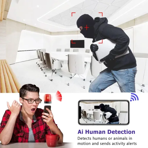Miniatura 8 de Cámaras pequeñas Cámara oculta Cámara inalámbrica WiFi al aire libre Mini Cam Pequeña cámara inalámbrica de seguridad para el hogar Camears Niñera