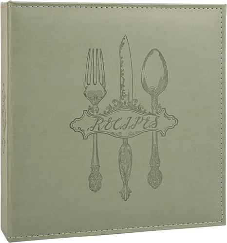 Miniatura 12 de COFICE Carpeta de Recetas – Kit de Carpeta de Libro de Recetas en Blanco de 8.5x11 Pulgadas con 3 Anillos para Familia, para Escribir tus Propias