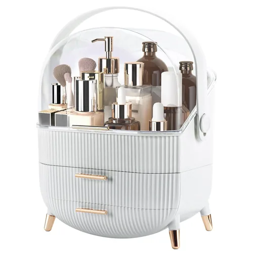 Miniatura 10 de Organizadores y almacenamiento de maquillaje, organizador de maquillaje para tocador, organizadores de cosméticos para el cuidado de la piel