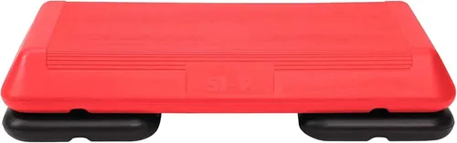 Freestyle STEP Plataforma de escalón para ejercicio, Stepper de tamaño circuito para ejercicio en casa Rojo