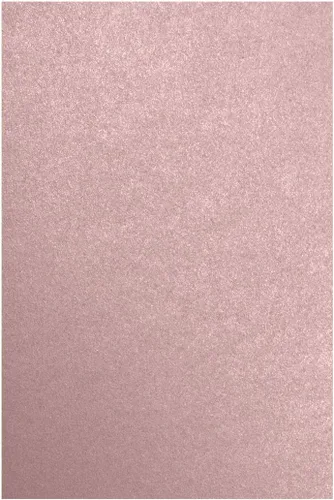LUXPaper Cartulina de 12 x 18 pulgadas | Rosa brumosa metálica - Sirio Pearl | Cubierta de 111 libras | 50 cantidad