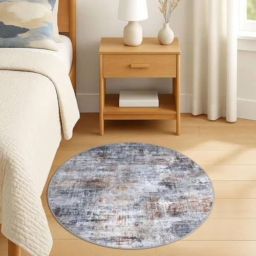Miniatura 802 de IOHOUZE Alfombra abstracta lavable de 3 x 12 pies para pasillos, antideslizante para cocina, camino de entrada de lana sintética para interiores