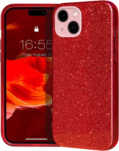 Miniatura 57 de MATEPROX - Funda compatible con iPhone Air de 6.5' [2025], carcasa protectora de 3 capas con purpurina brillante y tendencia, anti-arañazos y a