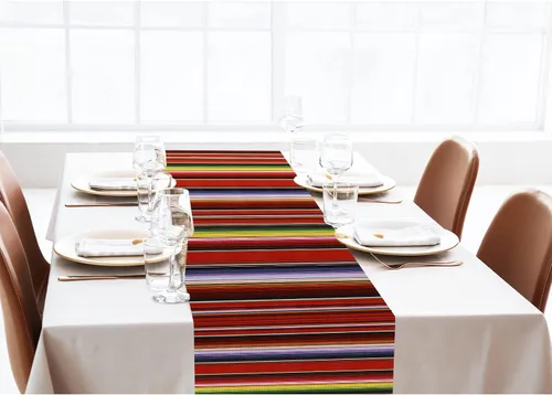Miniatura 7 de Remagr 3 manteles de decoración de Cinco de Mayo de 108 x 54 pulgadas, mantel de plástico a rayas para fiesta mexicana, suministros de fiesta Blanco