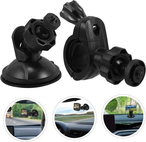 Miniatura 8 de ABOOFAN Espejo retrovisor Dash Cam Mount Dash Cam Soporte de montaje para cámaras base de ventosa de coche