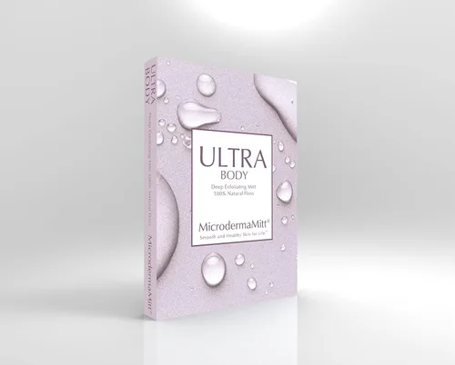 Miniatura 8 de MicrodermaMitt - Guante exfoliante corporal natural, elimina la piel muerta e impurezas