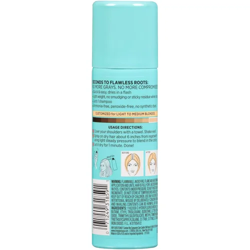 Miniatura 12 de Tinte cubre raíces L 'Oreal Paris Cabello Color , Total 1 Rubio claro a medio