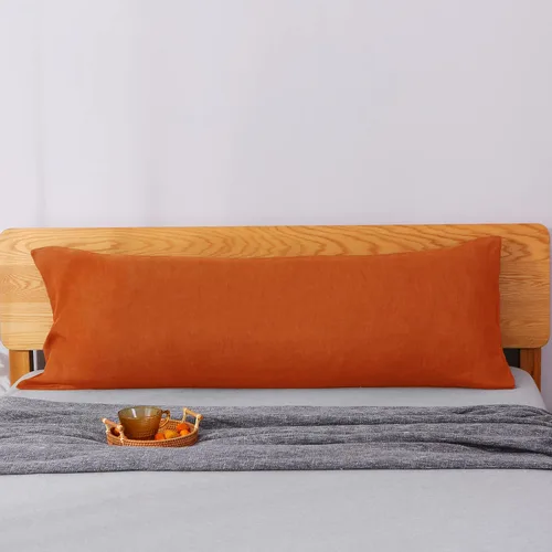 Miniatura 45 de S VICTORY SYMBOL Juego de 2 fundas de almohada de lino 100% a rayas, hilo de lino orgánico natural francés teñido en beige a rayas, King 20"x40