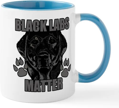 Miniatura 13 de CafePress Black Lab Mug Taza de café de cerámica de 11 oz (11.0 fl oz)