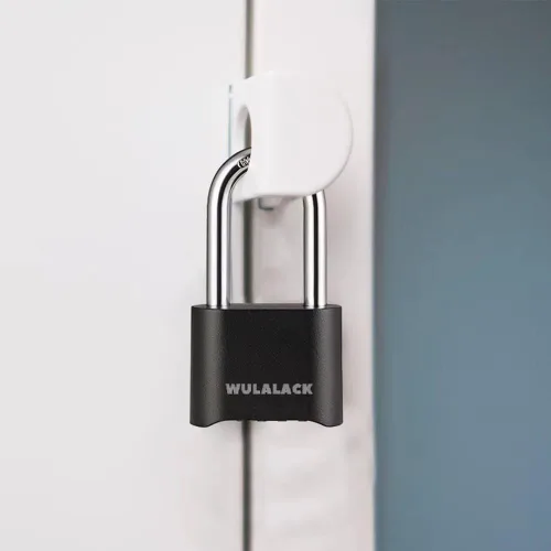 Miniatura 6 de WULALACK - Candado de combinación para exteriores, candados resistentes a la intemperie con código, combinación de candado reajustable