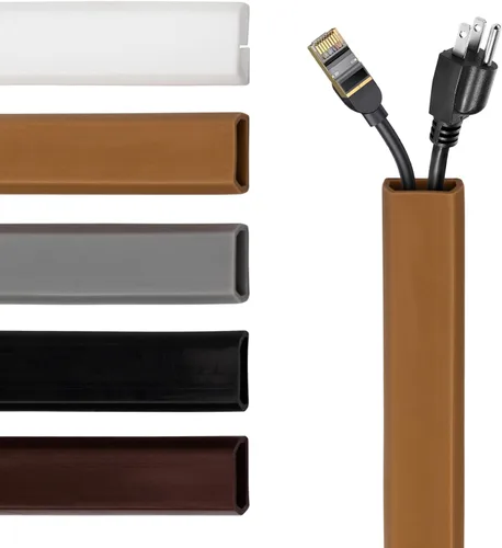Miniatura 11 de Cable oculto de TV – Cubierta flexible para cable de pared de diseño delgado, canaleta de cable de silicona – Autoadhesivo, diseño cortado a medida