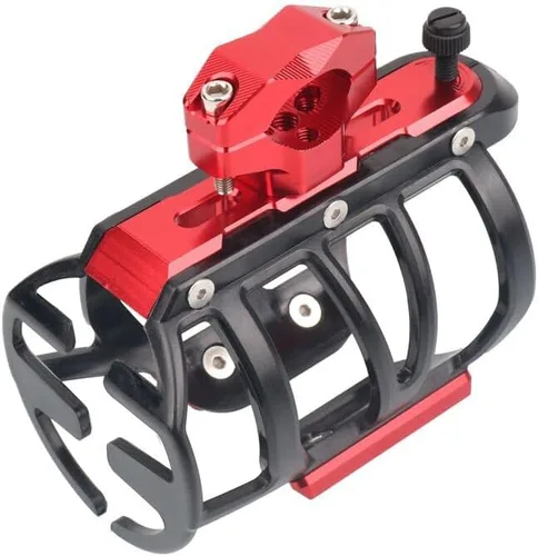 Miniatura 4 de QQLADY Z Motorcycle CNC Water Bottle Drink Cup Holder for Yamaha YZF-R1 YZF-R6 YZFR1 YZFR6 YZF R1 R6 XJ6 XJ6F XJ6N X (Color : YZF-R1 Red)