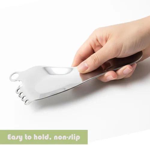 Miniatura 4 de Zester profesional de cítricos de limón con cuchillo de canal, pelador de queso de acero inoxidable, plateado