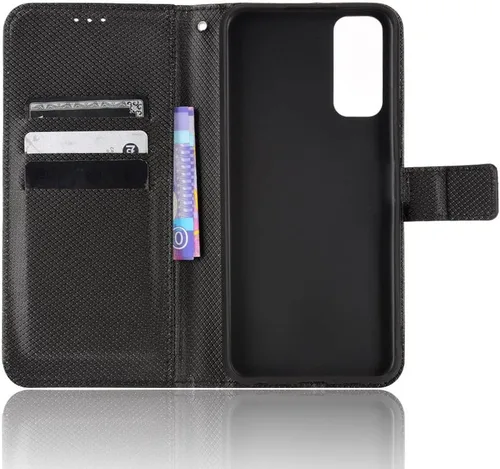 Miniatura 4 de Funda de piel sintética con tapa para Vivo Y20S, para Vivo Y20A, V2052, V2034, Y20i, V2027, Y20, 2021, V2043, Y20, 2020, V2029, Y11S, color negro