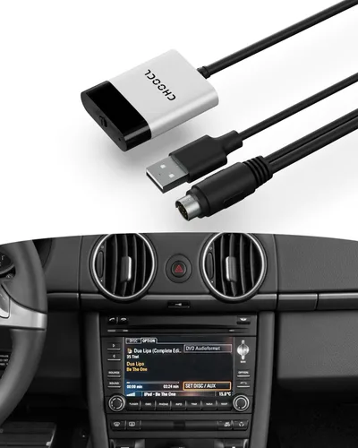 Adaptador Bluetooth para coche con iPod+cable USB Y funciona para sistema Porsche PCM3.0, adaptador Bluetooth para música de coche con aptX de alta