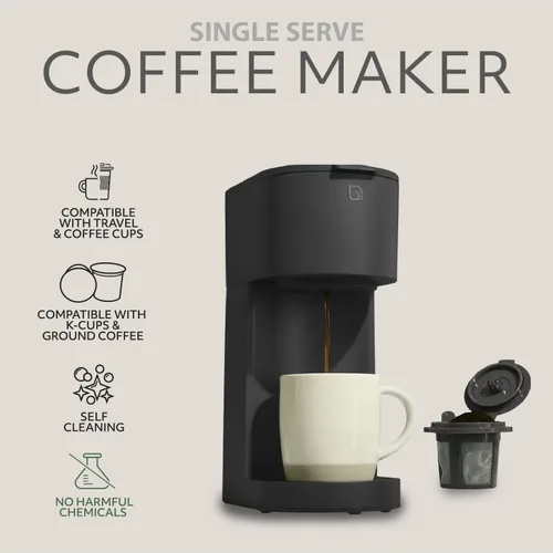 Miniatura 2 de WILLOW K-Cup, cafetera de una sola porción con tamaño de infusión de 6 a 12 onzas y opción de preparación fuerte, cafetera de una sola taza hecha