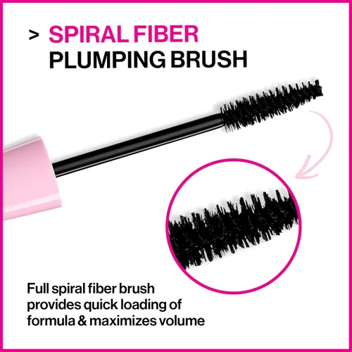 Miniatura 4 de wet n wild Mascara Mega Volume - Voluminizadora, impermeable, resistente a las manchas, libre de crueldad, sin gluten, sin sulfatos y vegana, muy