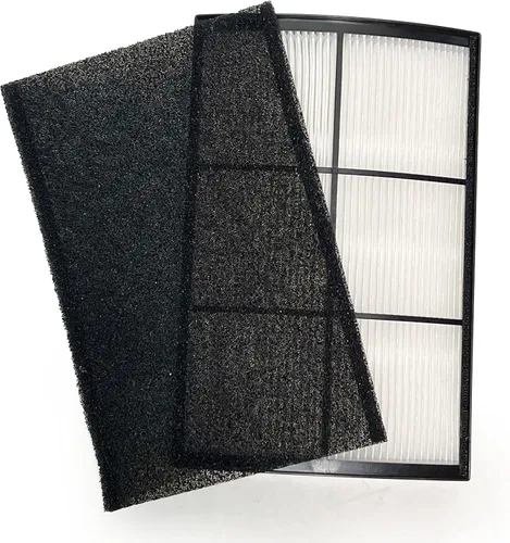 Nispira PECOMFIL Breeze Filtro de repuesto para purificador de aire de mesa Purezone Breeze PECOMPAP 2 en 1 True HEPA carbón activado 1 paquete