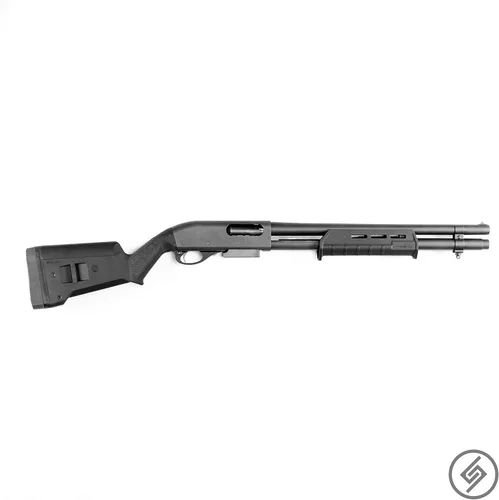 Miniatura 5 de Spartan Mounts for Remington 870 Sistema de organización de almacenamiento de exhibición de escopeta de pared Diseño único de perfil bajo