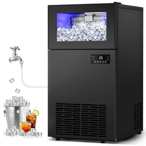 Miniatura 17 de Nugget - Máquina de hacer hielo 3 en 1 para encimera, 50 libras/24 horas, fabricación rápida de LCE en 10 minutos, función de limpieza automática