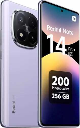 Miniatura 2 de Xiaomi Redmi Note 14 Pro+ Plus 5G + 4G LTE (para Tmobile Mint Tello & Global) (256GB + 8GB) NFC 6.67" 120Hz cámara Pro AI de 200MP Modelo 24115RA8EG