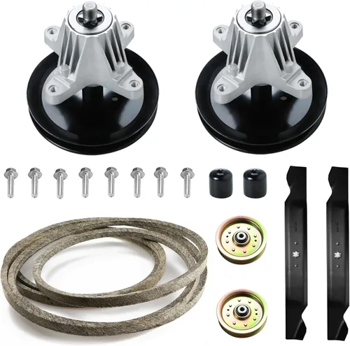 Miniatura 8 de Kit de reconstrucción de cubierta para cortacésped con correa tensora de polea para Cub Cadet MTD Rover Troy Bilt 46 "Mower Deck 618-04636