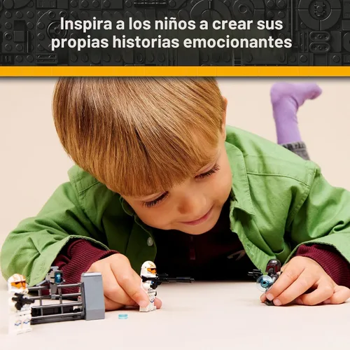Miniatura 4 de LEGO Star Wars Siege of Mandalore Battle Pack - Juguete de construcción para niños y niñas, juego de simulación Mandalorian con 4 minifiguras