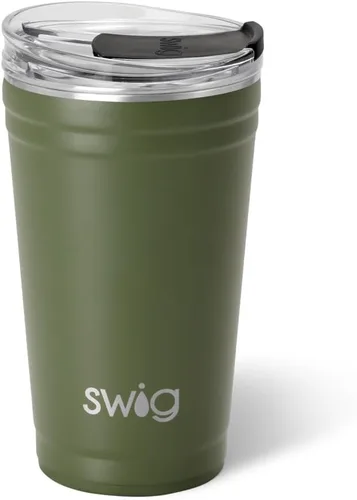 Miniatura 7 de Swig Life - Vaso aislante de 22 onzas, vaso de viaje para café con tapa, taza de viaje para café apta para portavasos, acero inoxidable (Aqua)