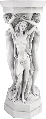 Miniatura 2 de Design Toscano. Columna con escultura de las Ménades.