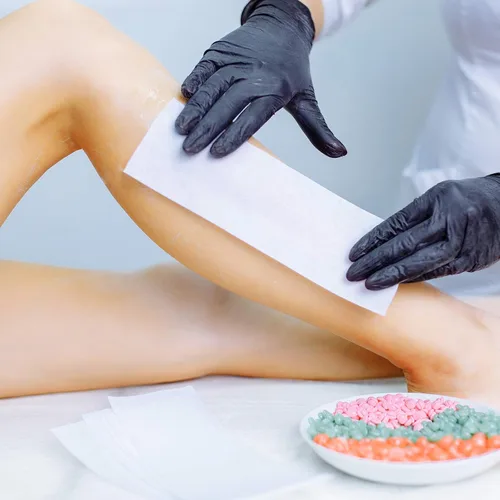 Miniatura 6 de Maitys 400 tiras de cera no tejidas de 2.8 x 7.9 pulgadas para depilación facial, corporal, pierna, cara y bikini Blanco