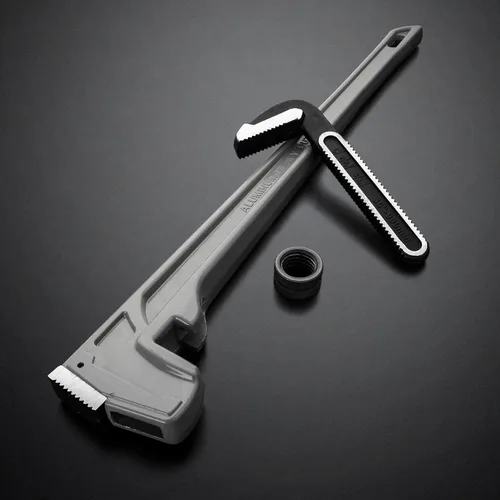 Miniatura 7 de DURATECH Llave de tubo recto de aluminio de 36 pulgadas de servicio pesado, llave de fontanería ajustable, forjada por caída, supera el estándar GGG