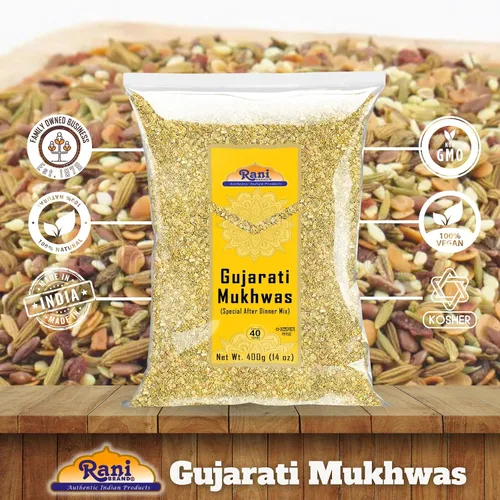 Miniatura 5 de Rani Gujarati Mukhwas (Mezcla Especial para Después de la Cena) 400 g (14 oz) ~ Vegano Kosher Sin Colorantes De Origen Indio