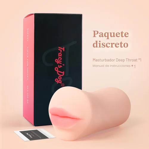 Miniatura 9 de Tracy's Dog Masturbadores masculinos, Stroker de garganta profunda y sexo oral característico, juguetes sexuales para hombres, juguete oral