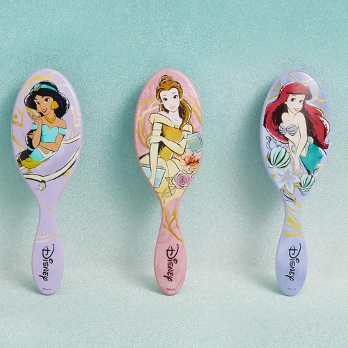 Miniatura 11 de Wet Brush Disney Original Cepillo Desentangelante, Ariel (Princesa Elegante), con cerdas IntelliFlex ultra suaves, cepillo de desenredar que se