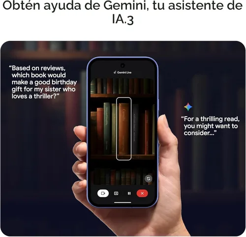 Miniatura 4 de Google Pixel 10a - Smartphone Android desbloqueado - 7 años de caídas de píxeles, batería de más de 30 horas, entrenador de cámara, Gemini Live, Baya