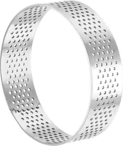 Miniatura 6 de uxcell Anillos Pequeños de Acero Inoxidable para Pasteles, Anillo Perforado de Mousse para Pastel de Cocina Horneado Resistente al Calor, 2.5
