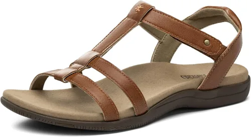 Miniatura 12 de Rihero Sandalias ortopédicas con soporte de arco para mujer, ortopédicas, cómodas, para caminar, informales, ajustables, para verano, playa