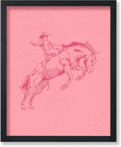 Miniatura 11 de Poster Master Póster de Rodeo marrón – Estampado retro de vaquero sobre caballo – Arte de vaquero – Arte occidental – Arte del salvaje oeste