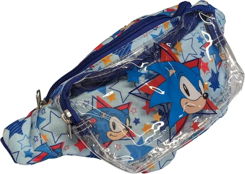 Miniatura 2 de Sonic Boys - Riñonera con bolsillos dobles con cremallera
