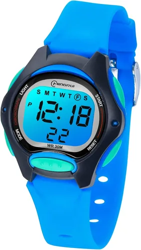 Edillas Kids Watches Digital for Boys,7 Colors Waterproof Wrist Watches for Child Sport Outdoor Multifunctional Wrist Watches with StopwatchAlarm