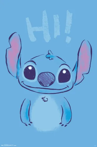 Miniatura 18 de Trends International Disney Lilo and Stitch - Póster de pared Hi Wall, 14.725 x 22.375 pulgadas, versión enmarcada de madera de granero