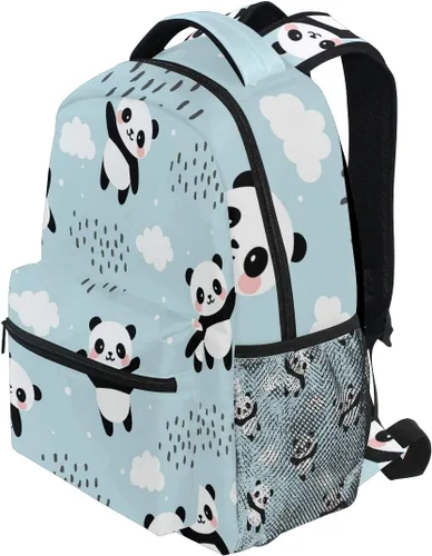 Miniatura 3 de ATTX Linda mochila con diseño de panda para niños y niñas, Panda-h, Ciclismo