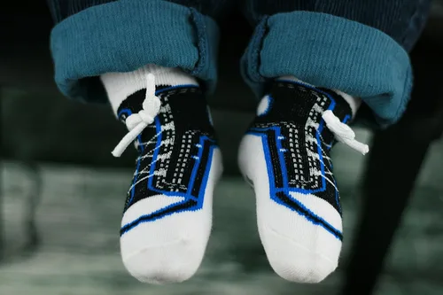 Miniatura 8 de Baby Boy Socks-Look Like Shoes-Anti-slip-Cotton-Gift Package