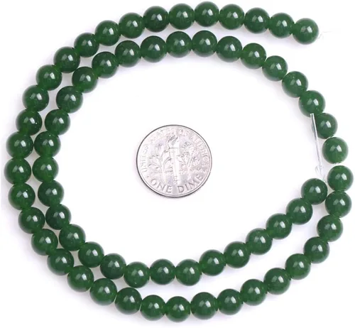 Miniatura 3 de JOE FOREMAN 0.079 in piedras preciosas redondas Taiwán Jade perlas DIY pulsera collar joyería suelta grano Strand 15